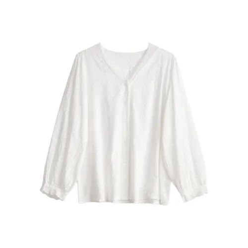 RED DRAGONFLY Шифон Рубашка Женская Белая