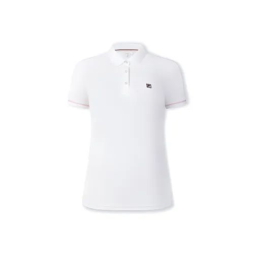 FILA ATHLETICS Поло Женское Нефритовый Белый