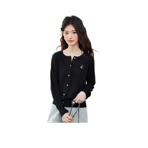 Emodues Черный Женский Трикотаж