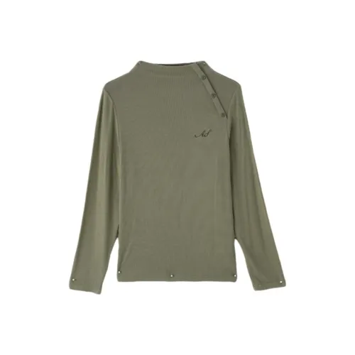 XWI Трикотаж Женский Темно-Бобовый Зеленый