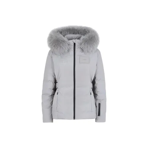 FENDI FW22 Пуховик Женский Серый