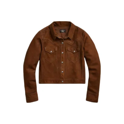 Double RL Куртки и Пальто Женские Средний Коричневый