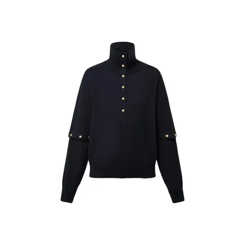 LOUIS VUITTON SS25 Кашемировый свитер женский черный