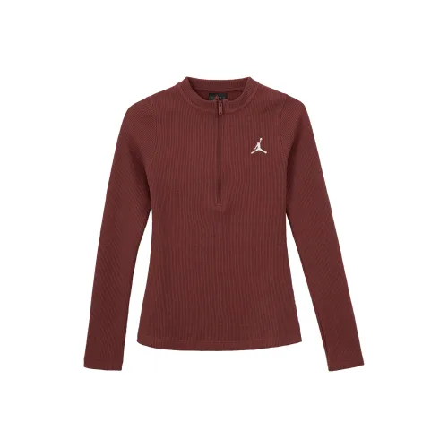 Джордан FW24 Трикотаж Женский Пони Коричневый Белый