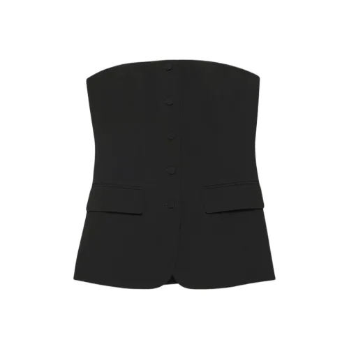 ARITZIA BABATON Insider Tube Топ Без бретелей Топ Женский Черный Черный