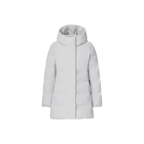 UNIQLO Металлический серый Женские пуховики