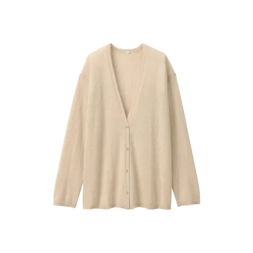 MUJI LABO Series Кашемировый свитер женский светлый умбра