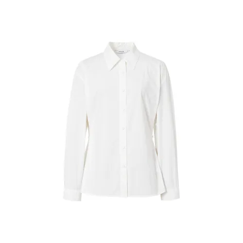 Hopeshow Рубашка Женская Натуральный Белый