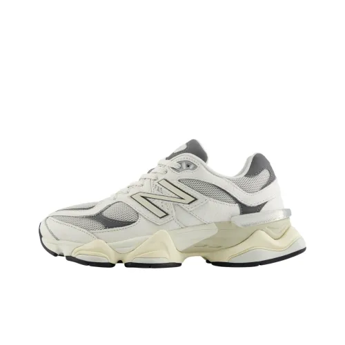 New Balance NB 9060 Low Топ Повседневные Беговые Кроссовки Мужские Белые Серые
