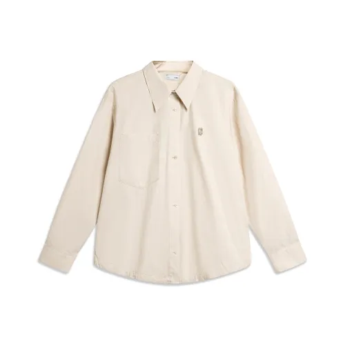 LINING Sports Life Collection Рубашка Женская Овсяный Серый