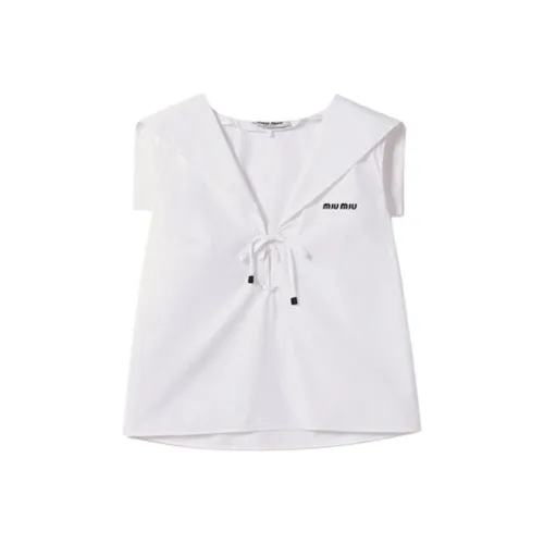 MIU MIU FW24 Рубашка Женская Белая