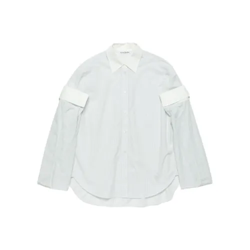 Acne Studios SS25 Рубашка Женская Белая