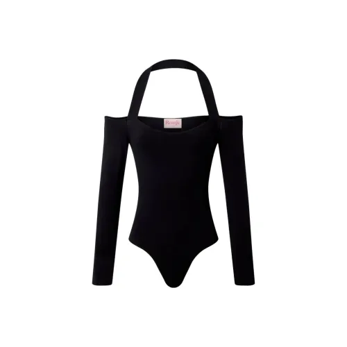 Rouje FW24 YEVA Тело Комбинезон Женский Черный