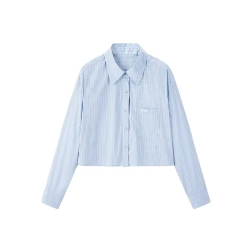 LEDIN Темно-бирюзовый В наличии Женские рубашки