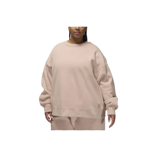 Jordan Flight Fleece Толстовка Женская Средняя Коричневая