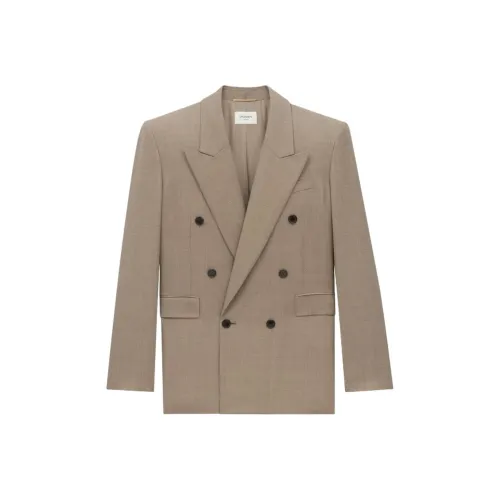 SAINT LAURENT Куртки и Пальто Женские Хаки