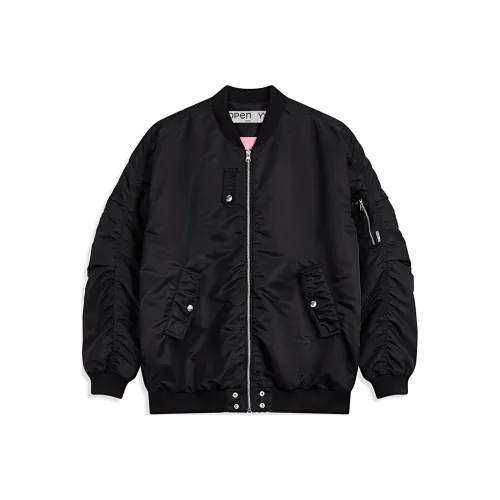 OPEN YY OVERSIZED MA1 Куртки Пальто Унисекс Черный Черный