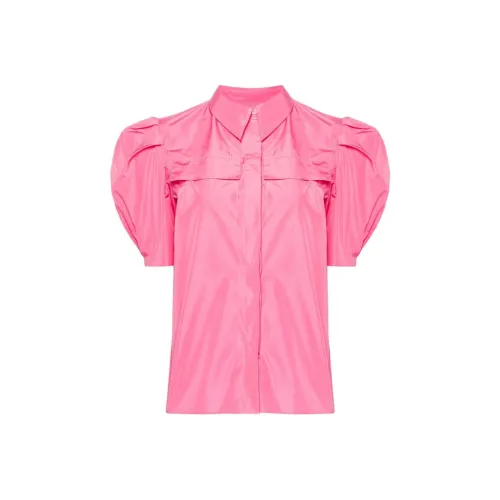 MSGM Персиково-розовые Женские Рубашки