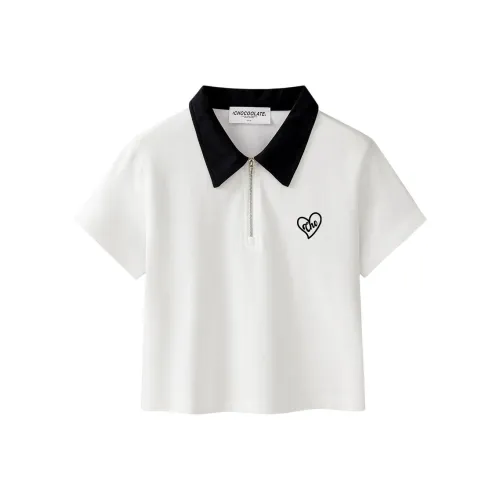 CHOCOOLATE Поло Женское Белое