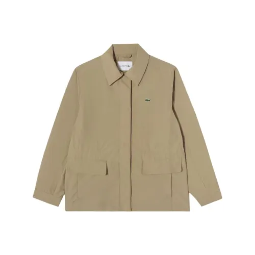 Lacoste Куртки и Пальто Женские Светлый Умбра