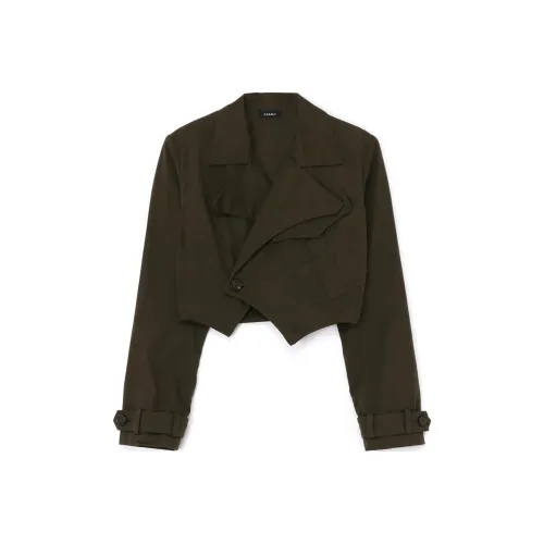 Yohji Yamamoto Khaki Женские Куртки