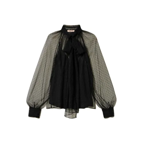 TWINSET Milano Рубашка Женская Черная