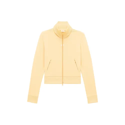 COURREGES SS24 INTERLOCK Трексовая куртка Куртки и пальто Женские Поллен Цветочный розовый