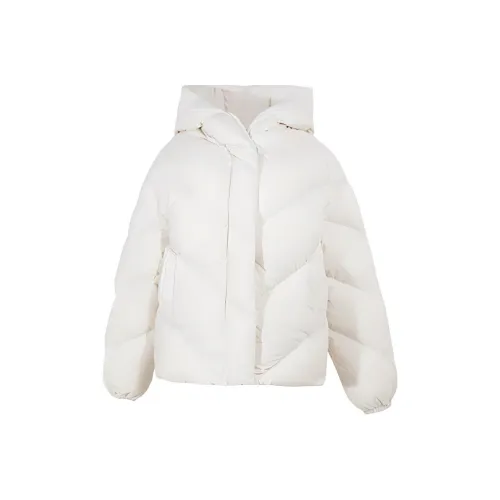 3COLOUR Экрю Женские Пуховики