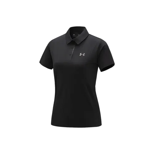 Under Armour Сумеречный черный Женские Поло