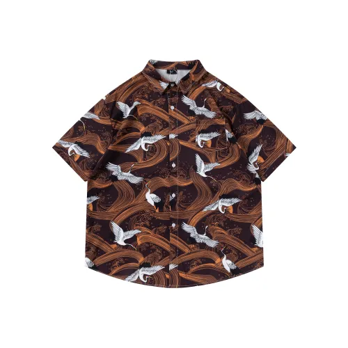 BEAR UNION Рубашка Женская Темно-Коричневая