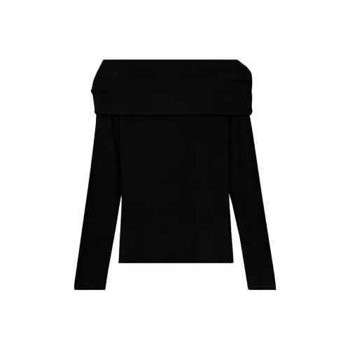 AWAO Черные Женские T-рубашки