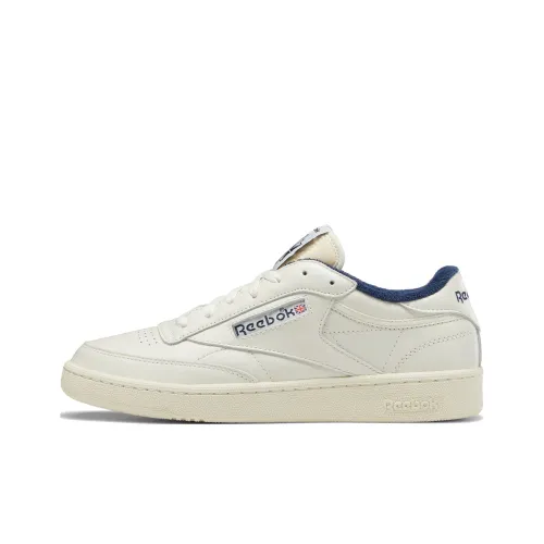 Reebok CLUB C 85 VINTAGE Скейтборд Кроссовки Низкие Бежевый Белый Синий Унисекс