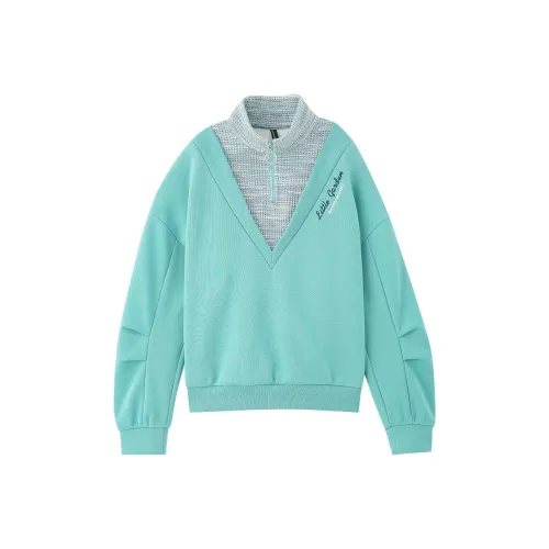 OUNIXUE Бирюзовый Женские Свитшоты