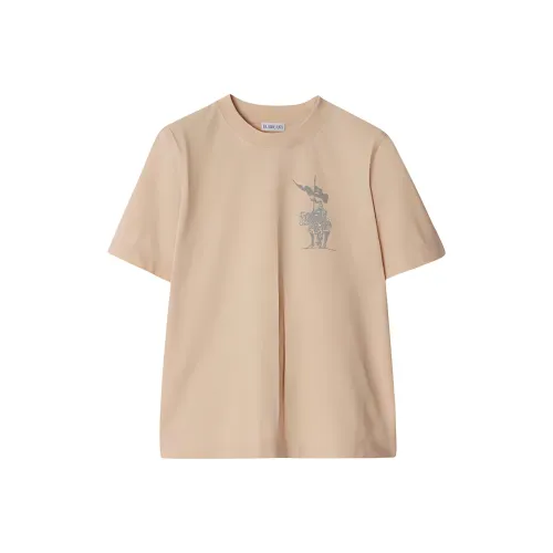 Burberry T-рубашка женская чайного коричневого цвета