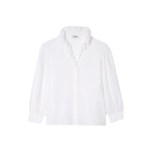 SANDRO Белые Женские Рубашки