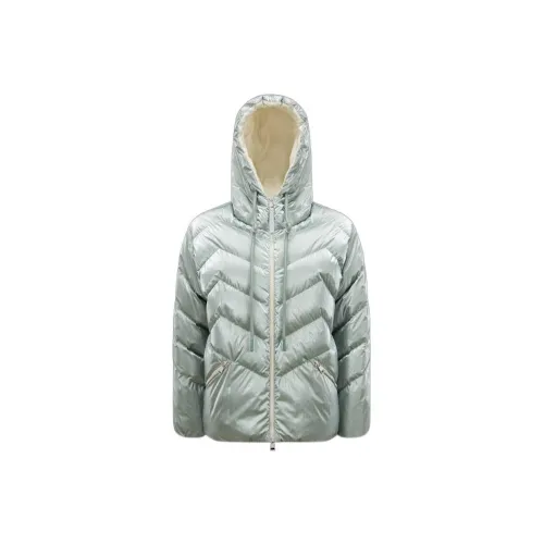 Moncler Светло-зеленая Женская Пуховая Куртка