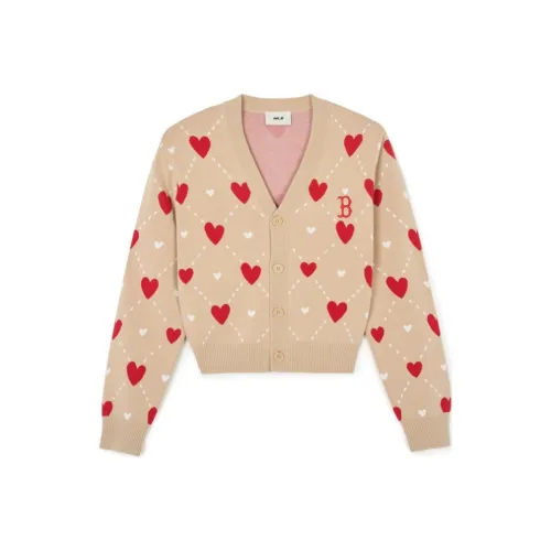 MLB SS24 Boston Red Sox Трикотаж Женский Абрикос