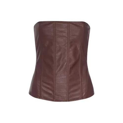 Miaou Весы CORSET Без бретелей Топ Женские Коричневый