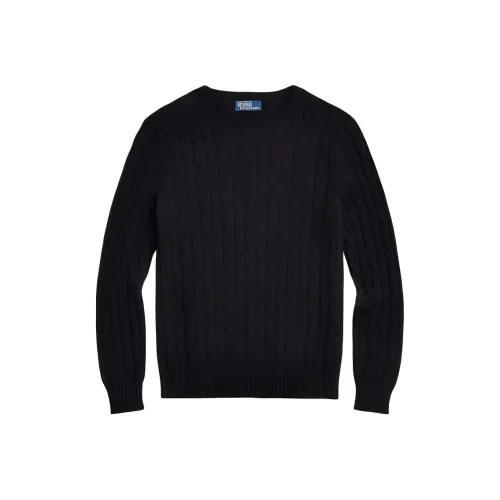 Polo Ralph Lauren FW22 Кашемировый свитер мужской черный