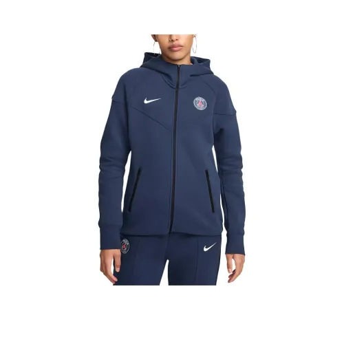 nike Tech Fleece Windrunner Куртки Пальто Женские Midnight Marine Blue