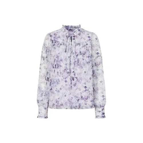 JZ. ANNAKRO Рубашка Женская Пастельный Розовый Фиолетовый