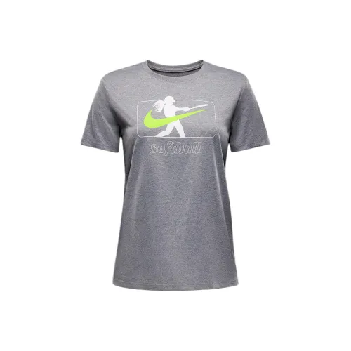 nike Dri Fit FW24 T Shirt Женские Roller Потертый серый