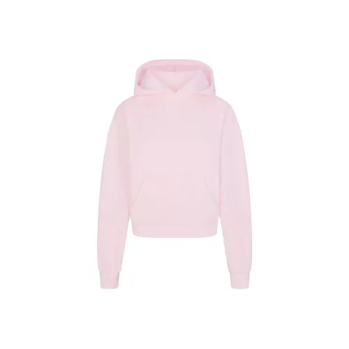 SKIMS SS24 Cotton Fleece CLASSIC Hoodie Sweatshirt Women's CHERRY BLOSSOM Вишневый цветок