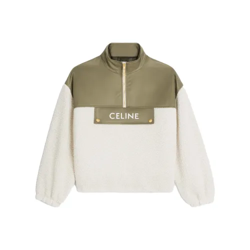 CELINE Серо-бежевые Женские Куртки