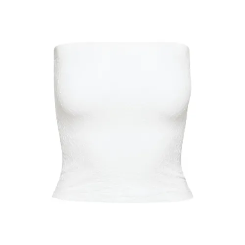 ARITZIA Sunday Best Daisy Бесшовный Обхват талии Трубчатый Топ Без бретелей Топ Женские Bright White Bright White