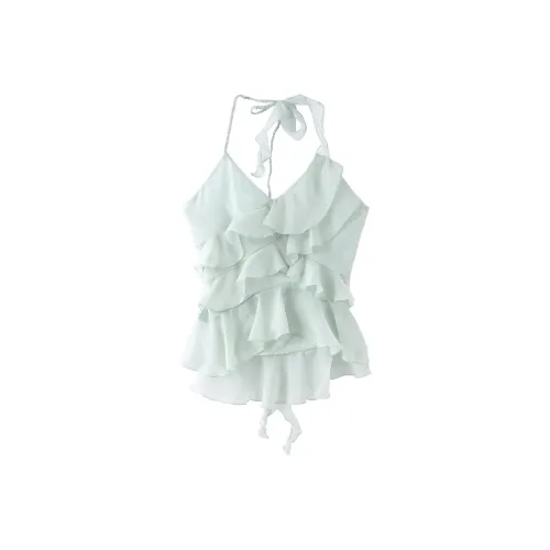 Светло-зеленые женские топы