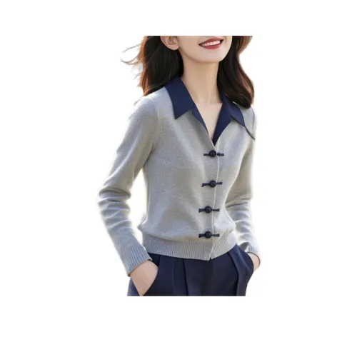 Flowers in water Трикотаж Женский Серый