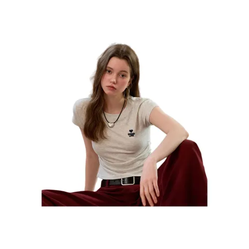 CHOCOOLATE GYX/Серый Женские Короткие Топы