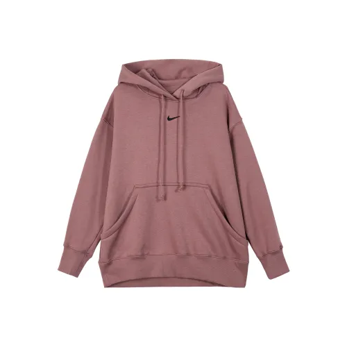 Nike Sportswear Phoenix Fleece Толстовка Женская Дымчатый Фиолетовый Красный