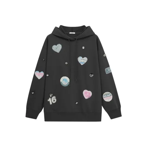 D'zzit Черный Женские Свитшоты